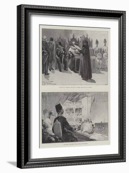 The Visit of the Shah-Gabriel Nicolet-Framed Giclee Print