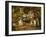 The Visit to the Farm-Pieter Brueghel the Younger-Framed Giclee Print