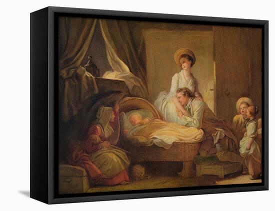 'The Visit to the Nursery', c1775-Jean-Honore Fragonard-Framed Premier Image Canvas