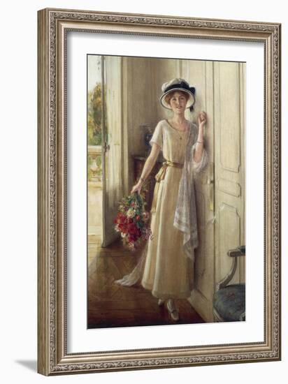 The Visit-Albert Lynch-Framed Giclee Print