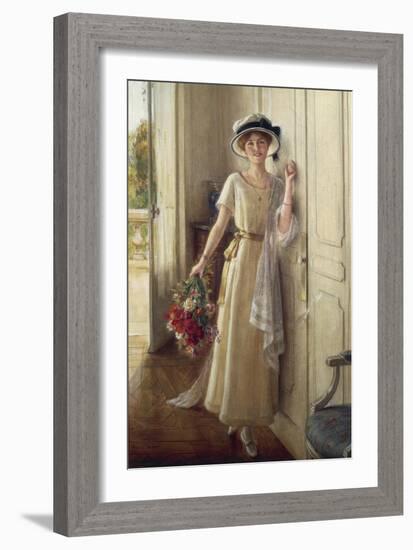 The Visit-Albert Lynch-Framed Giclee Print