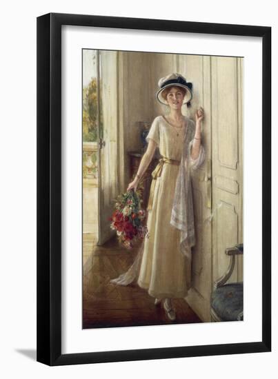 The Visit-Albert Lynch-Framed Giclee Print