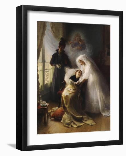 The Visit-Julius Leblanc Stewart-Framed Giclee Print