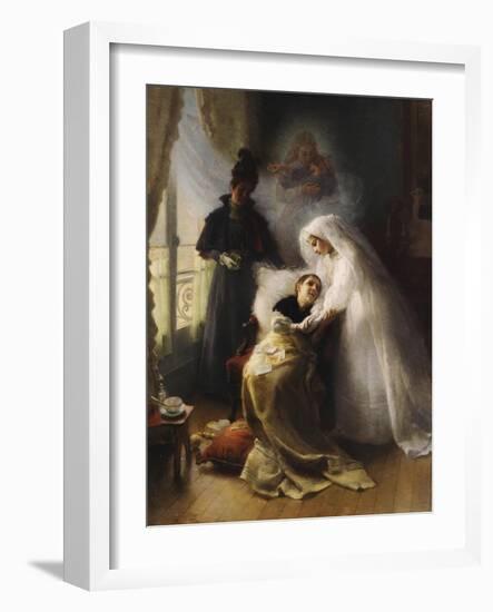 The Visit-Julius Leblanc Stewart-Framed Giclee Print