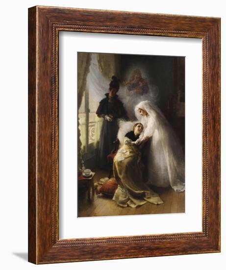 The Visit-Julius Leblanc Stewart-Framed Giclee Print