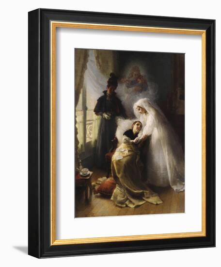 The Visit-Julius Leblanc Stewart-Framed Giclee Print