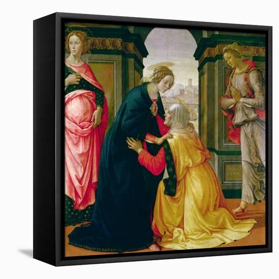 The Visitation, 1491-Domenico Ghirlandaio-Framed Premier Image Canvas