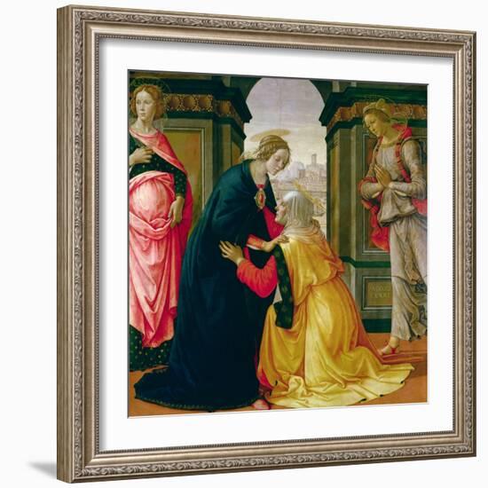 The Visitation, 1491-Domenico Ghirlandaio-Framed Giclee Print