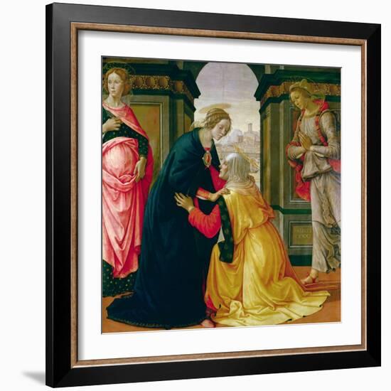 The Visitation, 1491-Domenico Ghirlandaio-Framed Giclee Print