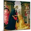 The Visitation, 1491-Domenico Ghirlandaio-Mounted Giclee Print