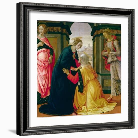 The Visitation, 1491-Domenico Ghirlandaio-Framed Giclee Print