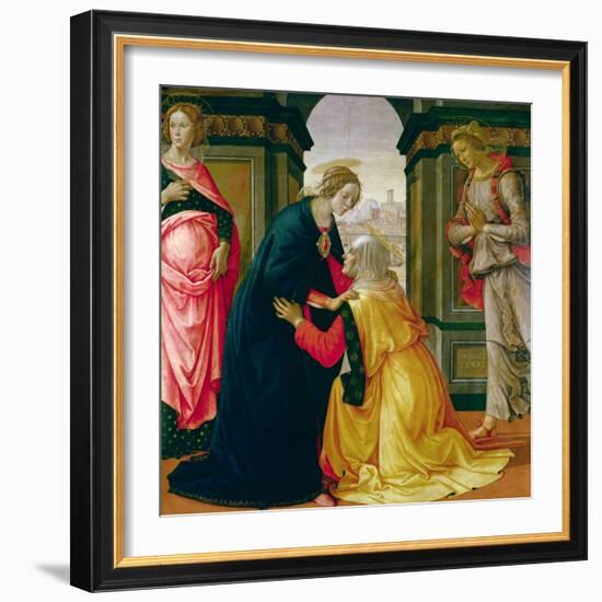 The Visitation, 1491-Domenico Ghirlandaio-Framed Giclee Print