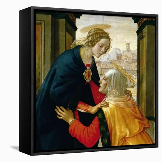 The Visitation, 1491-Domenico Ghirlandaio-Framed Premier Image Canvas