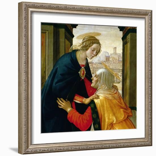 The Visitation, 1491-Domenico Ghirlandaio-Framed Giclee Print