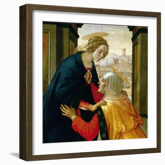 The Visitation, 1491-Domenico Ghirlandaio-Framed Giclee Print