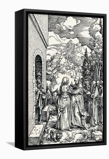 The Visitation, 1506-Albrecht Dürer-Framed Premier Image Canvas