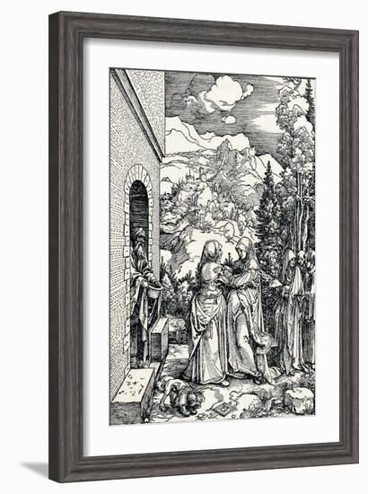 The Visitation, 1506-Albrecht Dürer-Framed Giclee Print