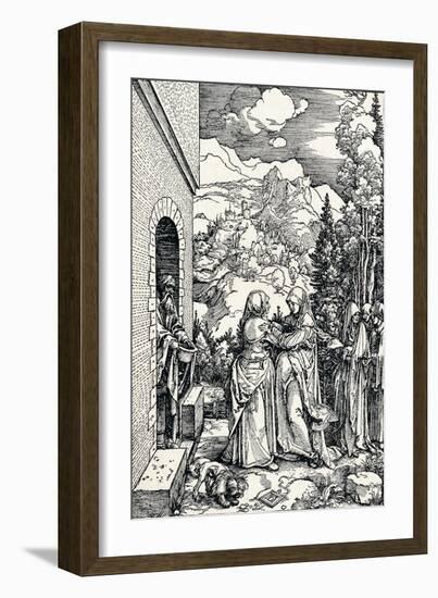 The Visitation, 1506-Albrecht Dürer-Framed Giclee Print