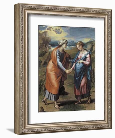 The Visitation, 1517-Raphael-Framed Giclee Print