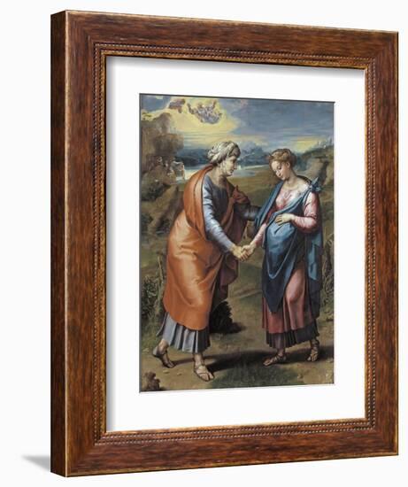 The Visitation, 1517-Raphael-Framed Giclee Print