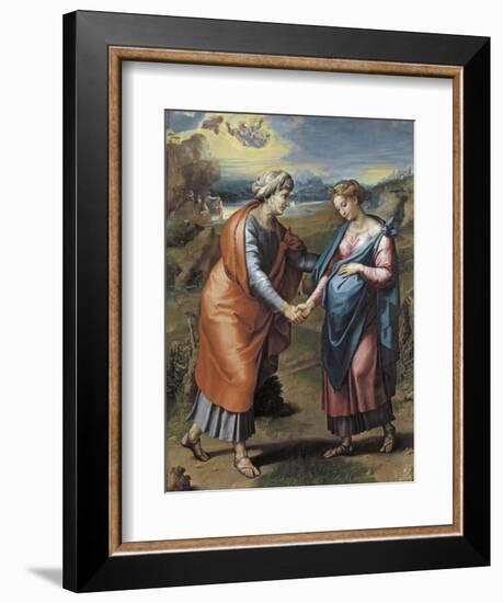 The Visitation, 1517-Raphael-Framed Giclee Print