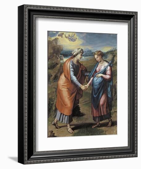 The Visitation, 1517-Raphael-Framed Giclee Print