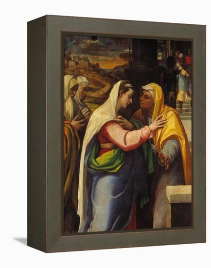 The Visitation, 1519-21-Sebastien Bourdon-Framed Premier Image Canvas
