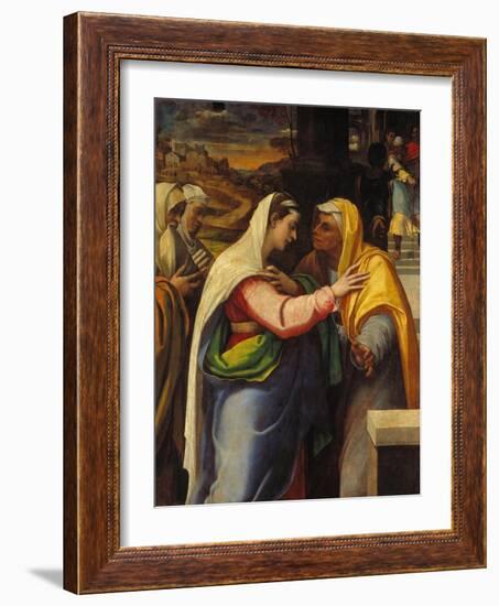 The Visitation, 1519-21-Sebastien Bourdon-Framed Giclee Print