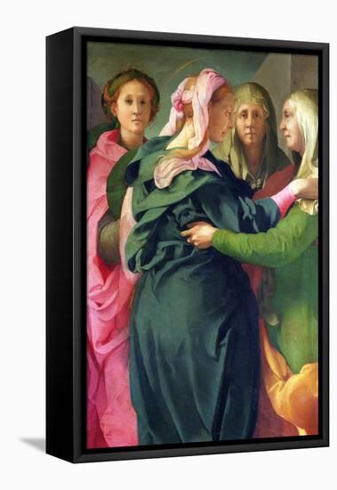 The Visitation, 1528-30 (Detail)-Jacopo da Carucci Pontormo-Framed Premier Image Canvas