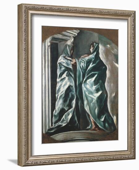 The Visitation, 1607-1614-El Greco-Framed Giclee Print