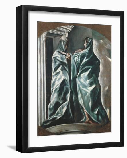 The Visitation, 1607-1614-El Greco-Framed Giclee Print