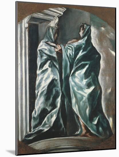 The Visitation, 1607-1614-El Greco-Mounted Giclee Print