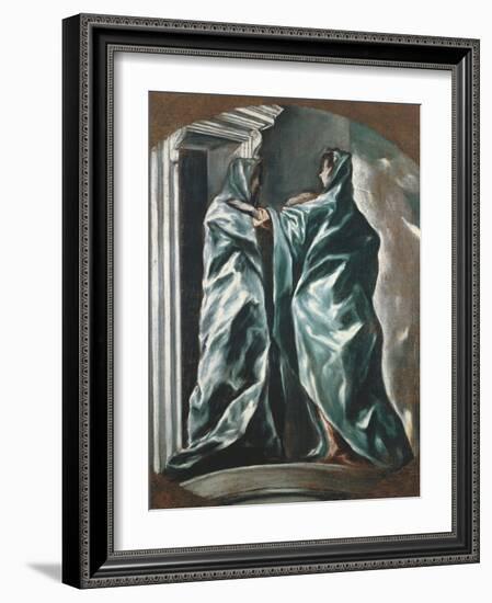 The Visitation, 1607-1614-El Greco-Framed Giclee Print