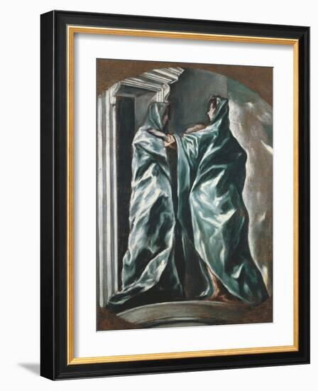 The Visitation, 1607-1614-El Greco-Framed Giclee Print