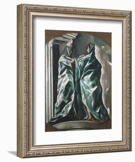 The Visitation, 1607-1614-El Greco-Framed Giclee Print