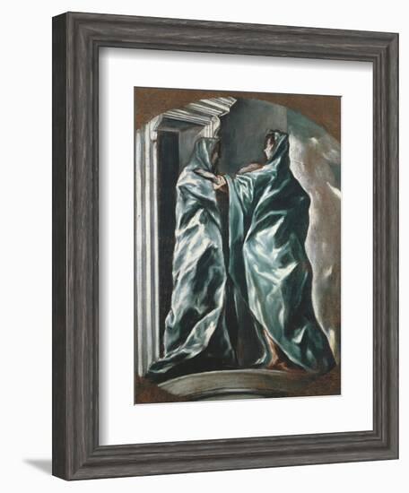 The Visitation, 1607-1614-El Greco-Framed Giclee Print