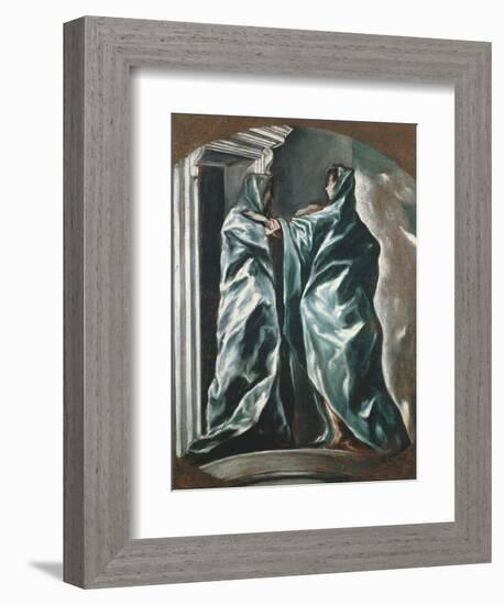 The Visitation, 1607-1614-El Greco-Framed Giclee Print