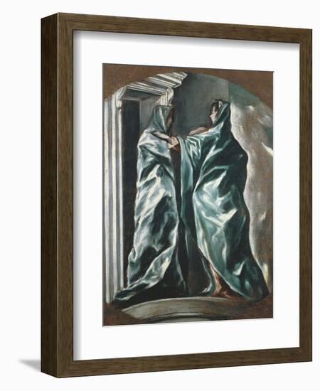 The Visitation, 1607-1614-El Greco-Framed Giclee Print