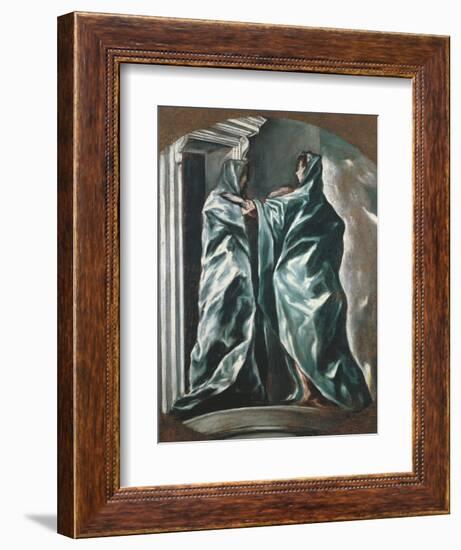 The Visitation, 1607-1614-El Greco-Framed Giclee Print