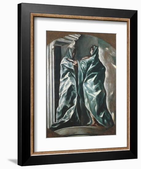 The Visitation, 1607-1614-El Greco-Framed Giclee Print