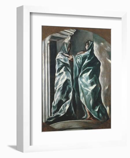 The Visitation, 1607-1614-El Greco-Framed Giclee Print