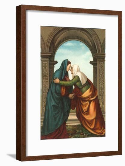 The Visitation by Albertinelli, Florence-null-Framed Art Print