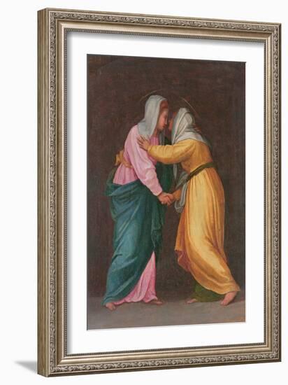 The Visitation, Carro Della Zecca-Jacopo da Carucci Pontormo-Framed Giclee Print