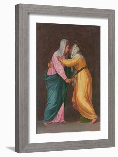 The Visitation, Carro Della Zecca-Jacopo da Carucci Pontormo-Framed Giclee Print