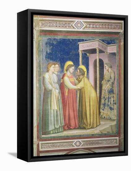 The Visitation, circa 1305-Giotto di Bondone-Framed Premier Image Canvas