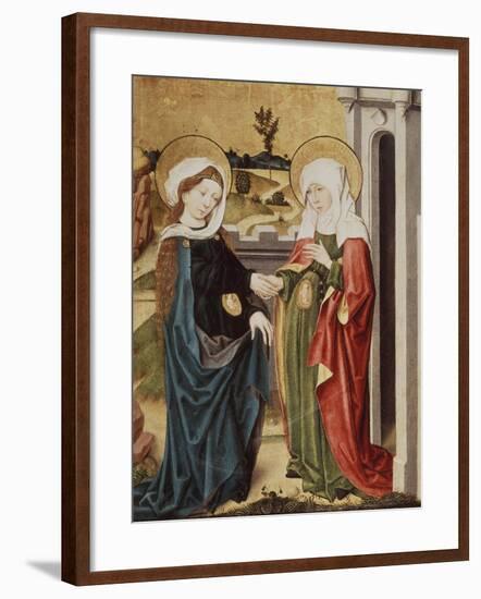 The Visitation, Mary and Elizabeth Meeting-Castilian Master-Framed Giclee Print