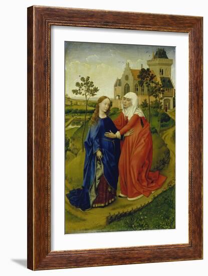 The Visitation of Mary, C. 1435-Rogier van der Weyden-Framed Giclee Print