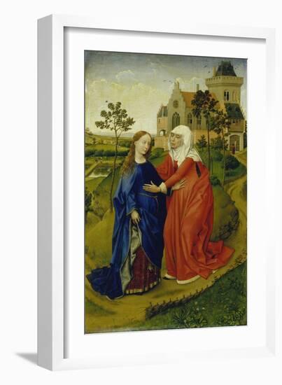 The Visitation of Mary, C. 1435-Rogier van der Weyden-Framed Giclee Print