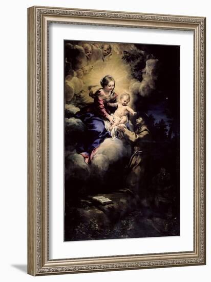 The Visitation of St. Francis, 1641-Pietro Da Cortona-Framed Giclee Print