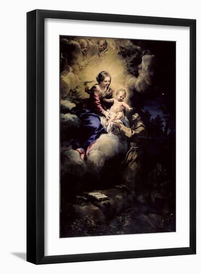 The Visitation of St. Francis, 1641-Pietro Da Cortona-Framed Giclee Print